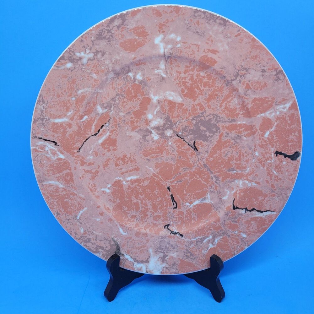 Villeroy And Boch Siena 11 1/4" Pink Marble Serving Plate 1984-1998